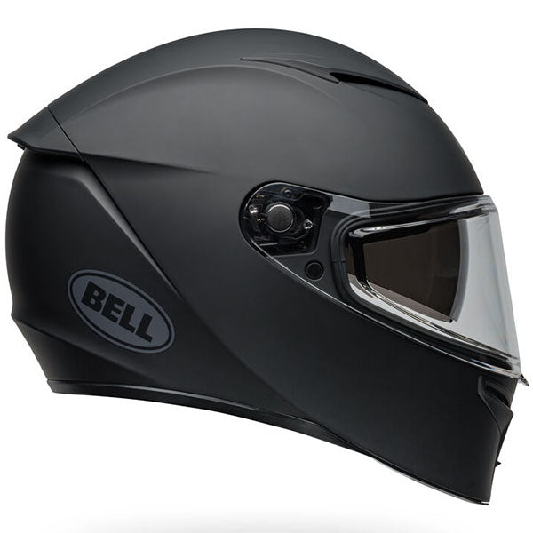 motorcycle helmet, angled view, showing aerodynamic shell design, ventilation ports, and secure retention system built for rider comfort and protection. SKU 07160957.
