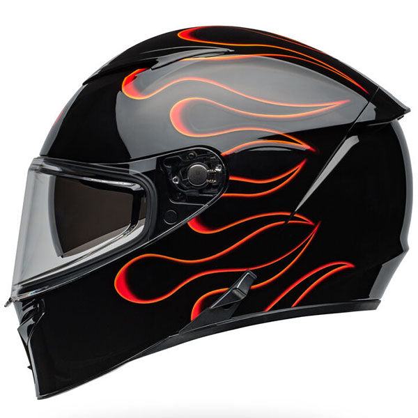 motorcycle helmet, showing aerodynamic shell design, ventilation ports, and secure retention system built for rider comfort and protection. SKU 07160979.