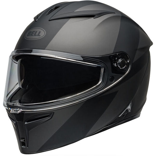 motorcycle helmet, front view, showing aerodynamic shell design, ventilation ports, and secure retention system built for rider comfort and protection. SKU 07161020.