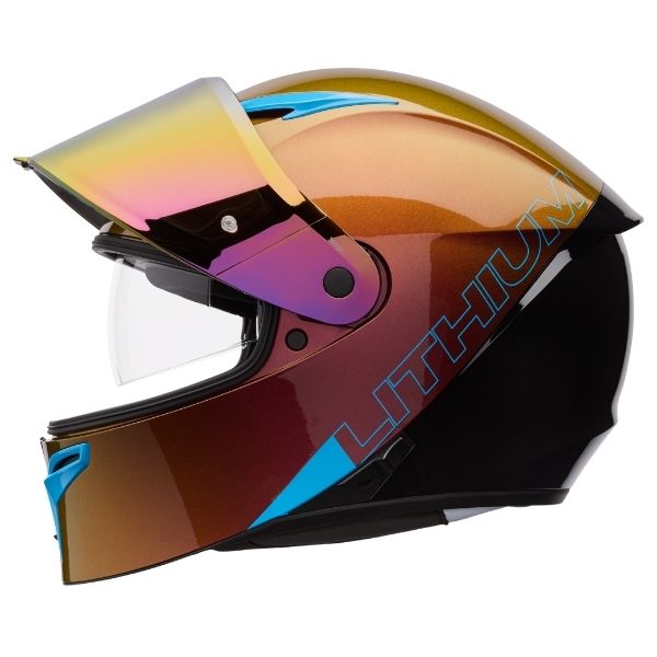 Bell - Lithium MIPS Plus Delta Helmet helmet in Orange product shown from another angle sku 7204557
