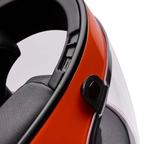 7204844 Bell - Bullitt GT Solid Helmet front shell profile with chin bar intake vents sizes 2X–XS - alternate view