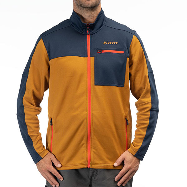 Klim Glacier Jacket front angle view in Monument/-/Asphalt sizes SM, MD, LG, XL, 2XL, 3XL SKU 3625-000-120-61. Jacket | Available at BTO Sports