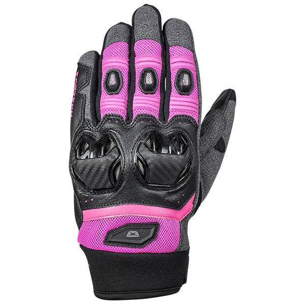 Product image of Cortech 0001 Cortech WMNS Hyper Flo 2 Gloves Pink top1706655339 1663906 motocross gloves showing fit, construction, and colorway | Available at BTO Sports
