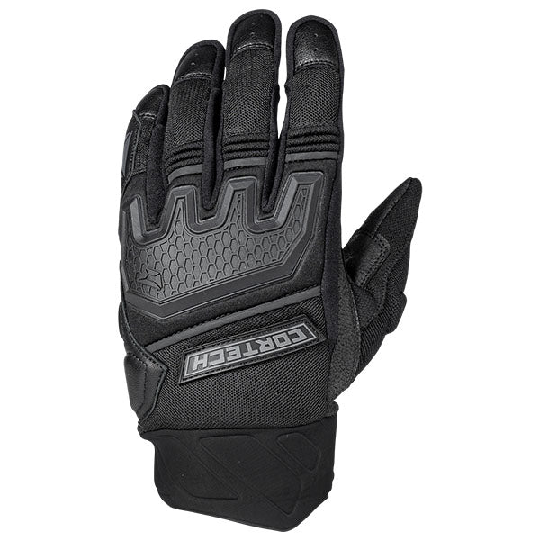 Product image of Cortech 0003 Cortech Aero Flo 2 Gloves Blk top1706655698 1663917 motocross gloves showing fit, construction, and colorway | Available at BTO Sports