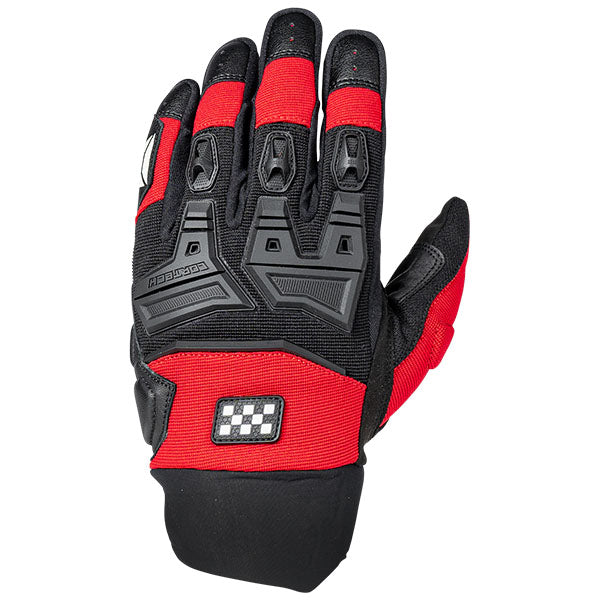 Product image of Cortech 0013 Cortech Aero Tec 2 Gloves Red top1706656168 1663924 motocross gloves showing fit, construction, and colorway | Available at BTO Sports