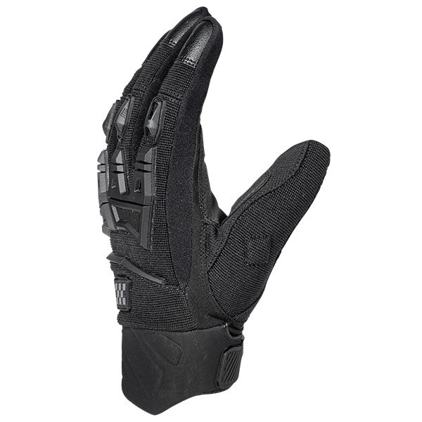 Product image of Cortech 0014 Cortech Aero Tec 2 Gloves Black side1706656376 1663907 motocross gloves showing fit, construction, and colorway | Available at BTO Sports