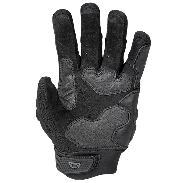 Product image of Cortech 0018 Cortech Aero Tec 2 Gloves Black palm1706656381 1663915 motocross gloves showing fit, construction, and colorway | Available at BTO Sports