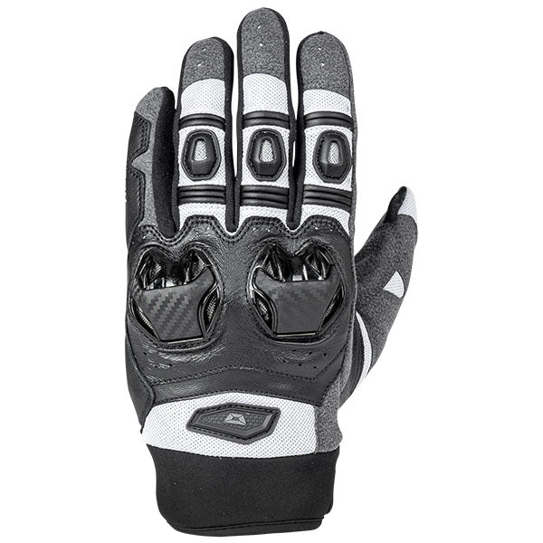 Product image of Cortech 0022 Cortech Hyper Flo 2 Gloves blk white top1706655115 1663922 motocross gloves showing fit, construction, and colorway | Available at BTO Sports