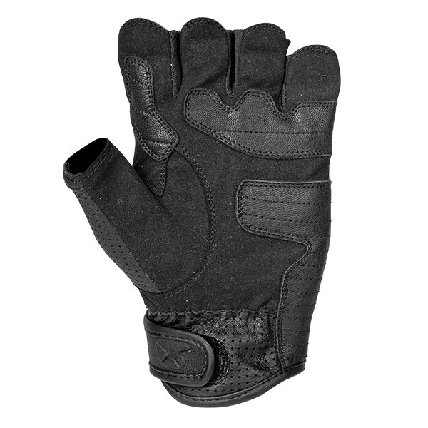 Product image of Cortech 0032 Cortech Flip Off Armored Fingerless Gloves palm1717535566 1534137 motocross gloves showing fit, construction, and colorway | Available at BTO Sports