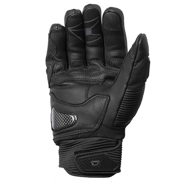 Product image of Cortech 0129 Cortech Sonic Flo Plus WP gloves black palm1726868727 2675032 motocross gloves showing fit, construction, and colorway | Available at BTO Sports