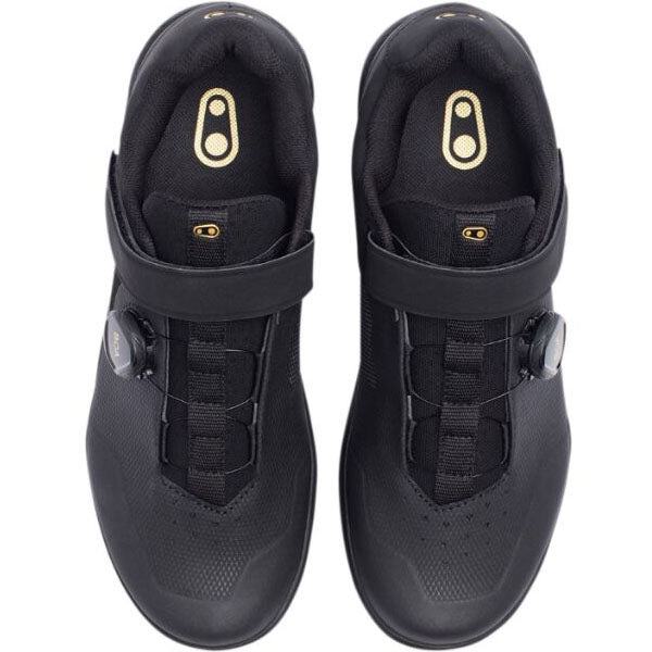Product image of Crankbrothers - Stamp BOA Shoes (MTB) SKU:34410003 | Colors: Black/Gold | Sizes: 10–14 | Designed for Mountain Bike, BMX and E-Bike riders | Available at BTO Sports