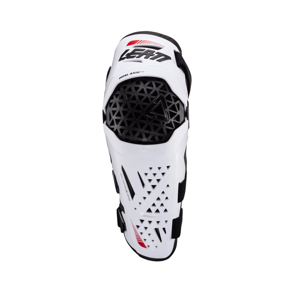 Detailed product image of Leatt, Dual Axis Pro Knee and Shin Guards in Black, Colors: Black, Forge Grey, White, Sizes: 2-2, SKU: 5024060811