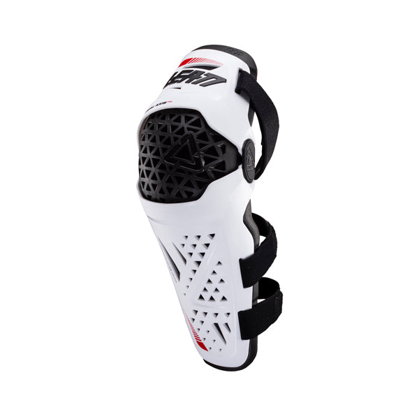 Detailed product image of Leatt, Dual Axis Pro Knee and Shin Guards in Black, Colors: Black, Forge Grey, White, Sizes: 2-2, SKU: 5024060811