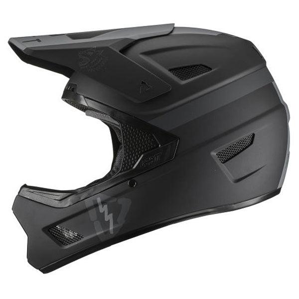 Detailed product image of Leatt, Dbx 3.0 DH V19.2 Helmet (MTB) Mountain Bike in SM, Colors: LG, MD, SM, XL, Sizes: Black