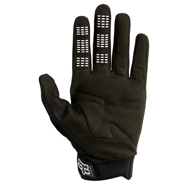 Product image of Dirtpaw MX21 Glove BlackWhite 2 b038f2cd 08a5 452e be90 95594a3efc21 motocross gloves showing fit, construction, and colorway | Available at BTO Sports