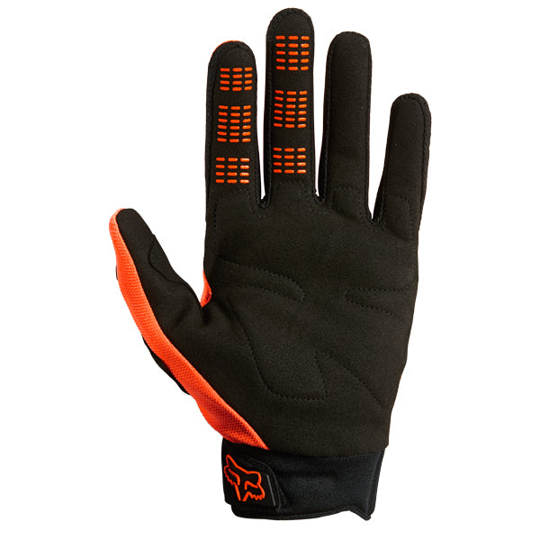 Product image of Dirtpaw MX21 Glove FloOrange 2 04c6a9b3 0a1f 4b4e 82f8 7d502fc48e83 motocross gloves showing fit, construction, and colorway | Available at BTO Sports