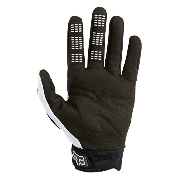 Product image of Dirtpaw MX21 Glove White 2 1f359d31 63dd 4024 a5ac 527ba5a01f32 motocross gloves showing fit, construction, and colorway | Available at BTO Sports