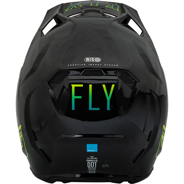studio product photo of product in Black / Blue / Hi-Vis for dirt bike, motocross, off road. SKU 73-432XS.