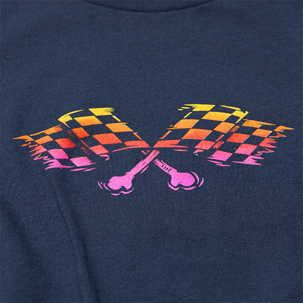 Professional studio photo of Fasthouse Sun Struck Tee (Womens); showing tee fit, printed graphics, and crew neckline; SKU 3211440574; Sizes: S-2XL