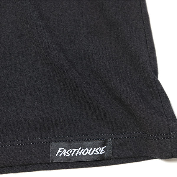 Crisp studio image on a white background of Fasthouse Sun Struck Tee (Womens); showing tee fit, printed graphics, and crew neckline; SKU 3211440574