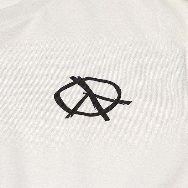Studio photo on a white background of Fasthouse Utopia Tee; showing tee fit, printed graphics, and crew neckline; SKU 3211320504; Sizes: S-3XL