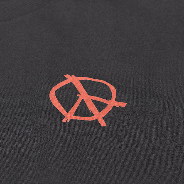 Professional studio photo of Fasthouse Utopia Tee; showing tee fit, printed graphics, and crew neckline; SKU 3211320504; Sizes: S-3XL