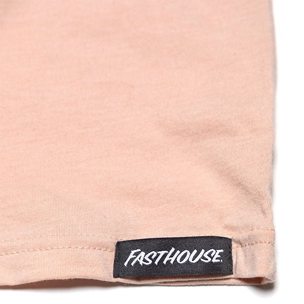 Studio photo on a white background of Fasthouse Flourish Tee (Girls); showing long-sleeve cut, printed graphics, and crew neckline; SKU 32114578