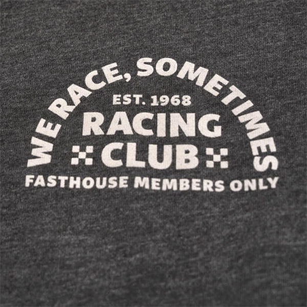 Clean studio shot of Fasthouse Members Only Long Sleeve Tee (Womens); showing long-sleeve cut, printed graphics, and crew neckline; SKU 32186770