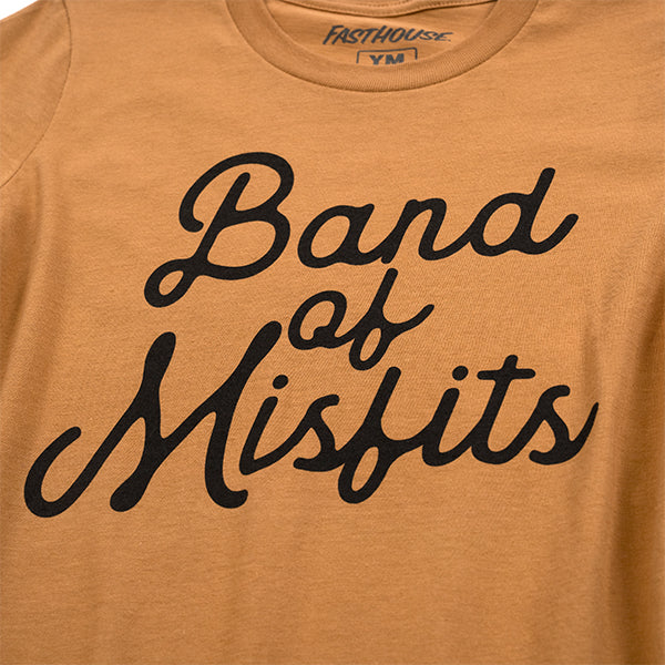 Crisp studio image on a white background of Fasthouse Revival Tee (Girls); showing long-sleeve cut, printed graphics, and crew neckline; SKU 32164960
