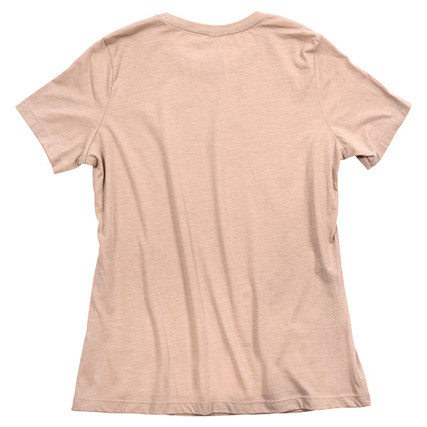 Crisp studio image on a white background of Fasthouse Macabre Tee (Womens); showing tee fit, printed graphics, and crew neckline; SKU 3216390074