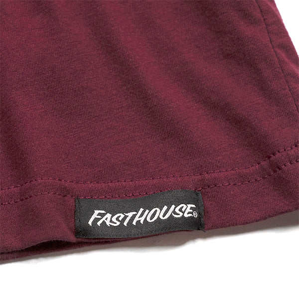 Professional studio photo of Fasthouse Revival Long Sleeve Tee (Womens); showing long-sleeve cut, printed graphics, and crew neckline; SKU 32186840