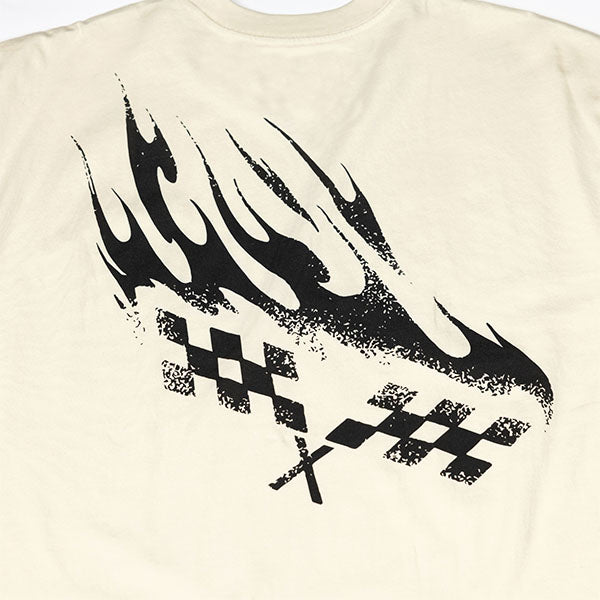 Studio photo on a white background of Fasthouse Sound Check Tee; showing tee fit, printed graphics, and crew neckline; SKU 3211710504; Sizes: S-3XL