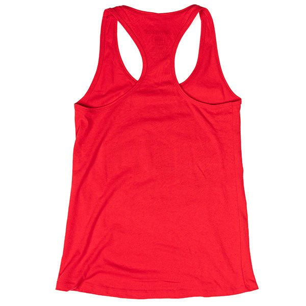 Crisp studio image on a white background of Fasthouse Renown Tank; showing sleeveless cut, hem shape, and printed or woven branding; SKU 32116901