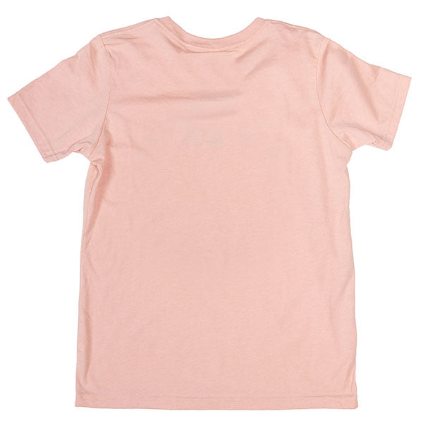 High-resolution studio image of Fasthouse Bloom Tee (Girls); showing long-sleeve cut, printed graphics, and crew neckline; SKU 32116178