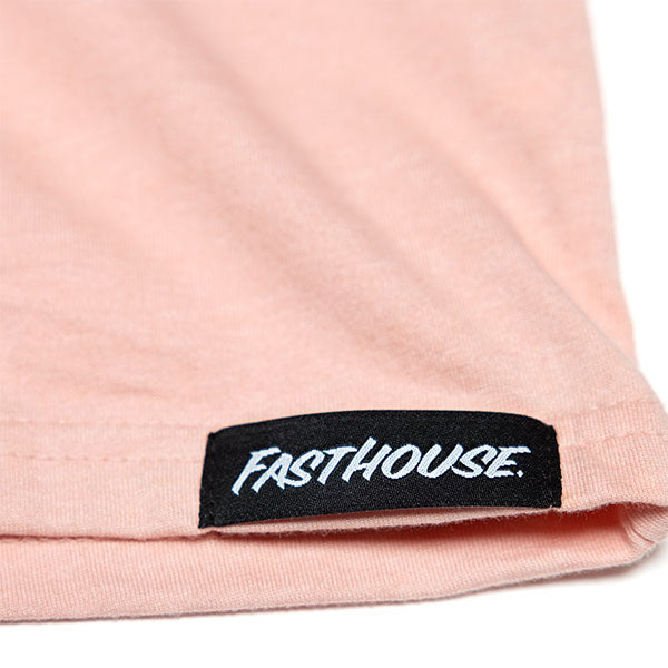 Studio photo on a white background of Fasthouse Bloom Tee (Girls); showing long-sleeve cut, printed graphics, and crew neckline; SKU 32116178