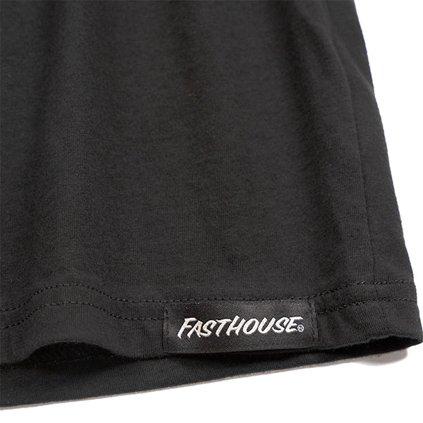 Crisp studio image on a white background of Fasthouse Easy Rider Long Sleeve Tee (Youth); showing long-sleeve cut, printed graphics, and crew neckline