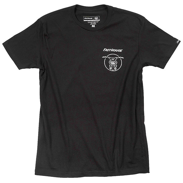 Crisp studio image on a white background of Fasthouse 805 Swag Wagon Tee; showing tee fit, printed graphics, and crew neckline; SKU 32165500