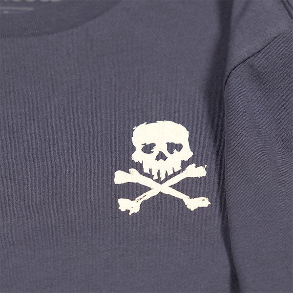 Professional studio photo of Fasthouse Alkyd Tee; showing tee fit, printed graphics, and crew neckline; SKU 3210000704; Sizes: S-3XL