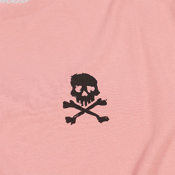 Professional studio photo of Fasthouse Alkyd Tee; showing tee fit, printed graphics, and crew neckline; SKU 3210000704; Sizes: S-3XL