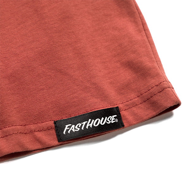 High-resolution studio image of Fasthouse Easy Rider Long Sleeve Tee; showing long-sleeve cut, printed graphics, and crew neckline; SKU 3218650004