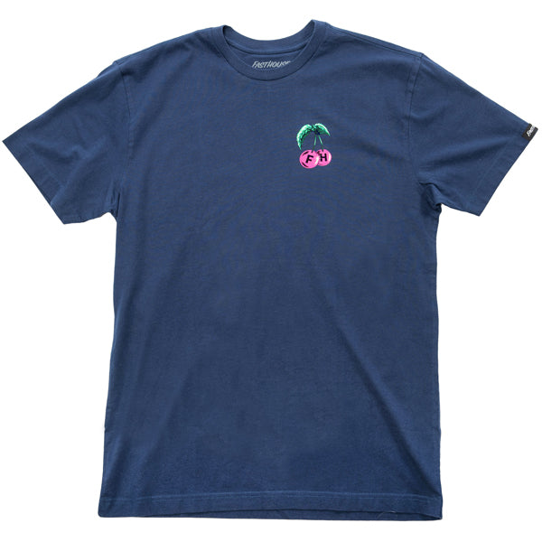 Professional studio photo of Fasthouse Ripe One Tee; showing tee fit, printed graphics, and crew neckline; SKU 3211090504; Sizes: S-3XL