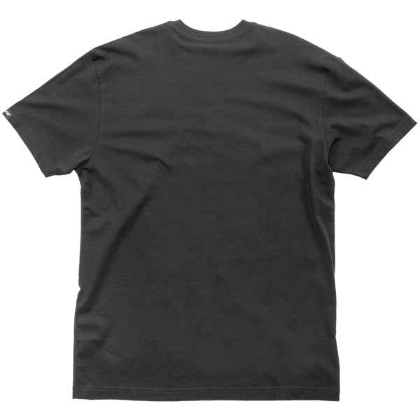 Crisp studio image on a white background of Fasthouse Wired Tee; showing tee fit, printed graphics, and crew neckline; SKU 3211980704; Sizes: S-3XL