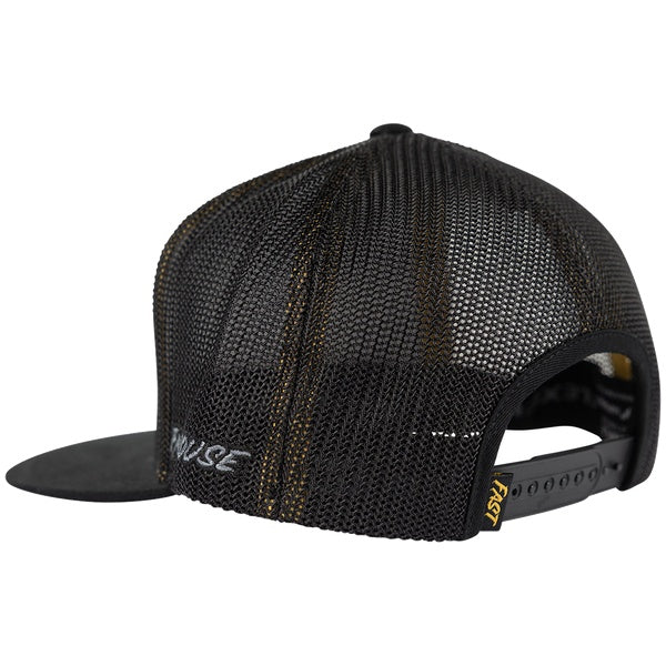 Fasthouse Squall Hat in Black, side view