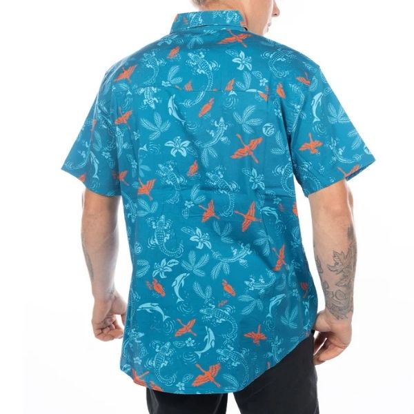 Fasthouse - TB Island Hopper Hawaiian Shirt riding gear secondary product view sku 3415030204