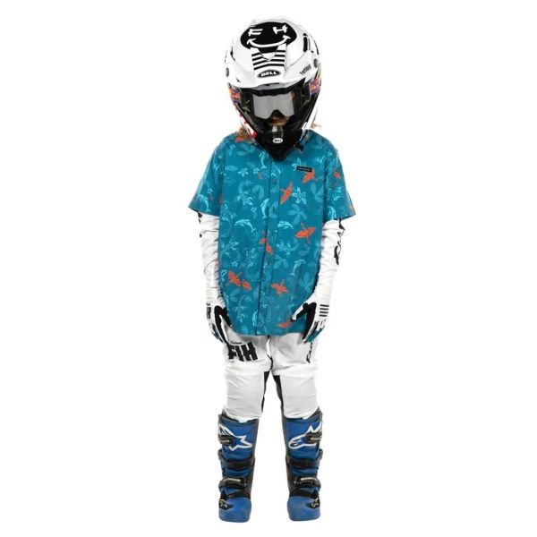 Fasthouse - TB Island Hopper Hawaiian Shirt (Youth) riding gear secondary product view sku 3415030254