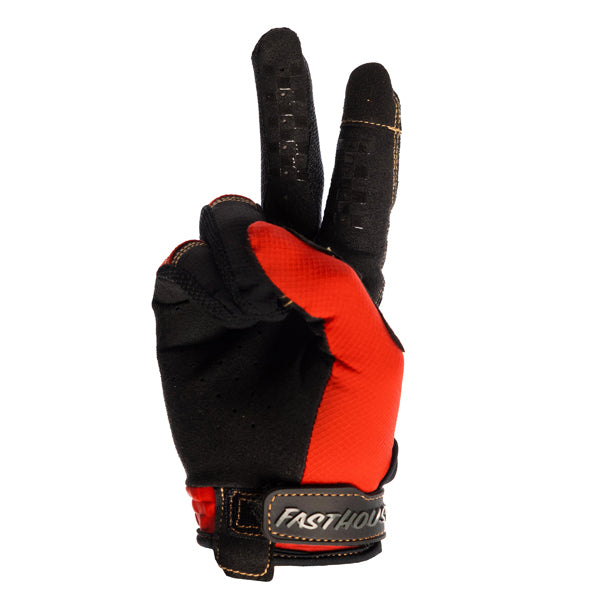 Professional studio photo of Fasthouse - Sanguaro Bennet Gloves; showing stitching detail and grip areas; SKU 3930800503; Colors: Black, Lava Falls, Camel