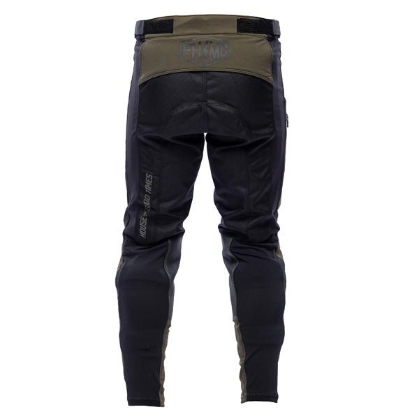 Professional studio photo of Fasthouse - Sanguaro Cargo Pants; showing panel layout, seams, and overall cut; SKU 3932800528; Colors: Black, Camel