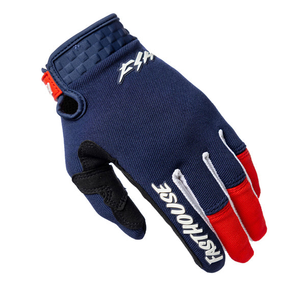 High-resolution studio image of Fasthouse - Speed Style Hudson Gloves; showing stitching detail and grip areas; SKU 3930505903; Sizes: XS-2XL