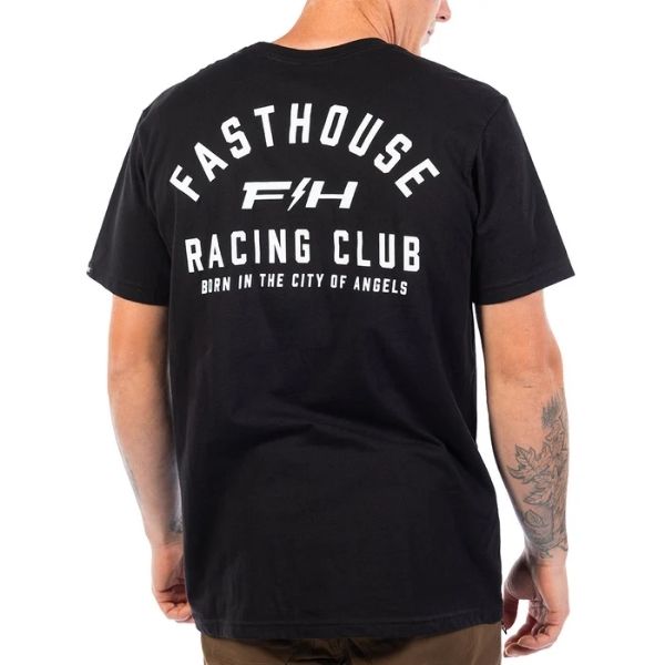 Fasthouse - Club Tee casual t-shirt in Black alternate product view 2 sku 3211080504