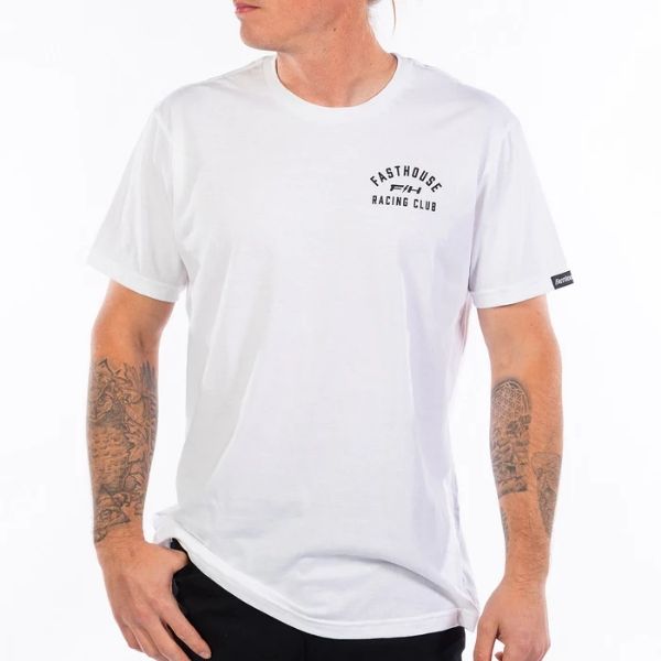 Fasthouse - Club Tee casual t-shirt in White alternate product view 7 sku 3211080504
